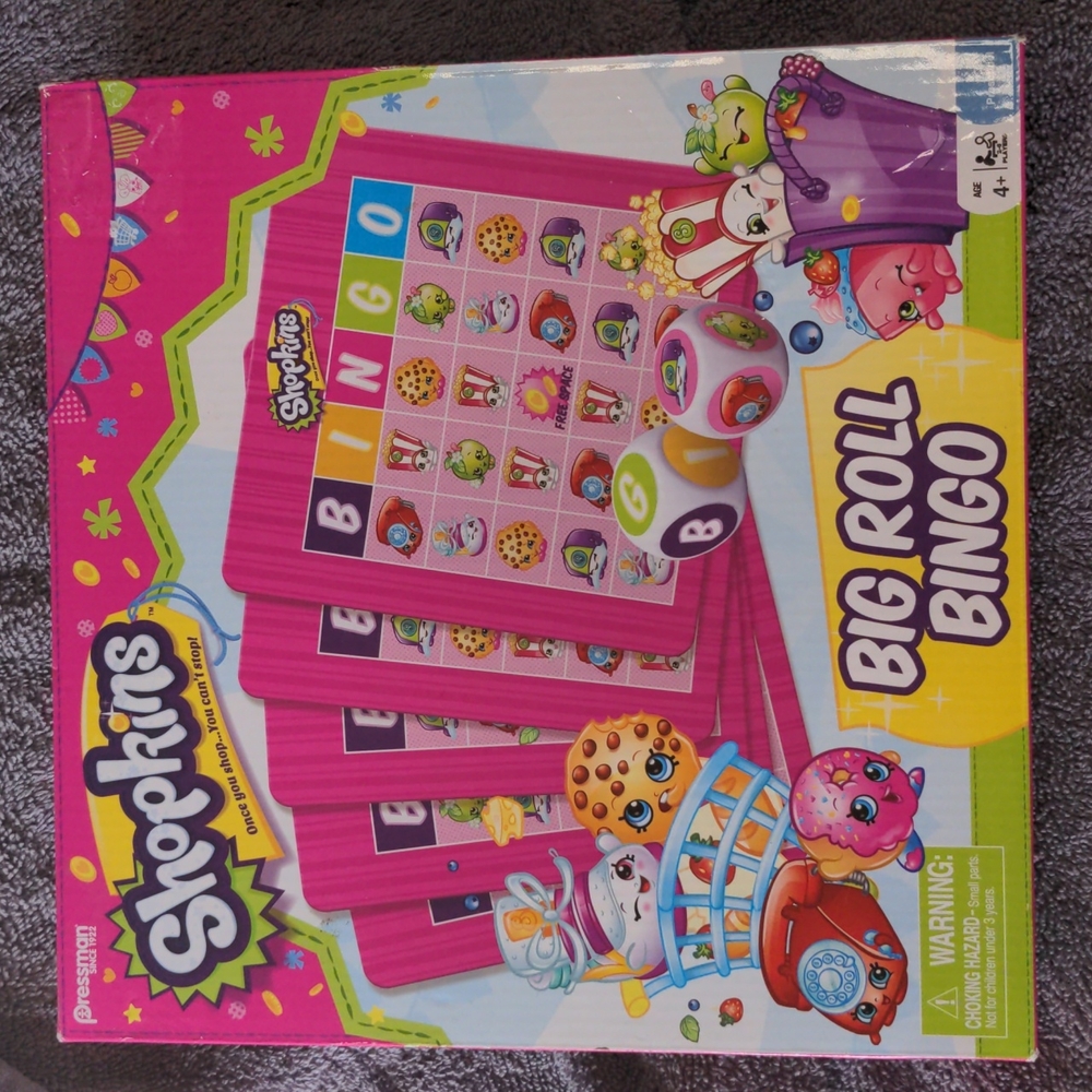Shopkins Big Roll Bingo Game